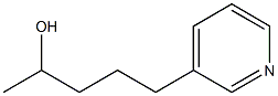 5-(pyridin-3-yl)pentan-2-ol Struktur