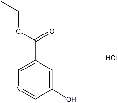 Ethyl 5-Hydroxynicotinate Hydrochloride Struktur