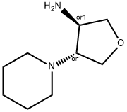 trans-4-(1-piperidinyl)tetrahydro-3-furanamine(SALTDATA: FREE) Struktur