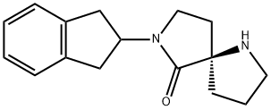 (R)-7-(2,3-Dihydro-1H-Inden-2-Yl)-1,7-Diazaspiro[4.4]Nonan-6-One Struktur