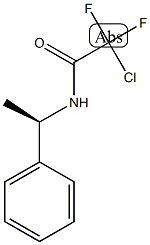 2-chloro-2,2-difluoro-N-[(1R)-1-phenylethyl]acetamide Struktur