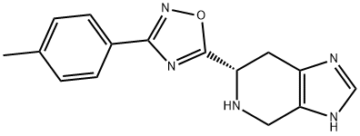 (S)-5-(4,5,6,7-tetrahydro-3H-imidazo[4,5-c]pyridin-6-yl)-3-p-tolyl-1,2,4-oxadiazole Struktur