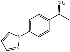 (s)-1-(4-(1h-pyrazol-1-yl)phenyl)ethan-1-amine Struktur