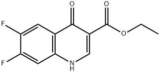 Ethyl-6,7-difluoro-1,4-dihydro-4-oxo-3-xynoline carbonate Struktur