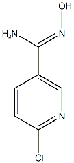 (Z)-6-chloro-N'-hydroxypyridine-3-carboximidamide Struktur