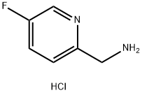 2-Pyridinemethanamine, 5-fluoro-, hydrochloride (1:1) Struktur