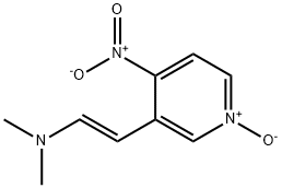 DiMethyl-[2-(4-nitro-1-oxy-pyridin-3-yl)-vinyl]-aM Struktur