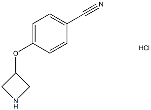 4-(azetidin-3-yloxy)benzonitrile hcl Struktur