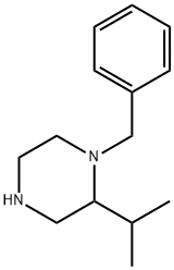 1-benzyl-2-isopropylpiperazine Struktur