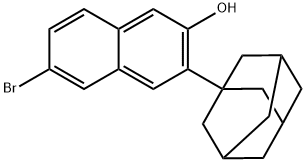 2-Naphthalenol, 6-BroMo-3-Tricyclo[3.3.1.13,7]Dec-1-Yl- Struktur