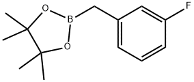 2-(3-fluorobenzyl)-4,4,5,5-tetraMethyl-1,3,2-dioxaborolane Struktur