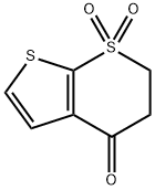 2H,3H,4H-1lambda6-thieno[2,3-b]thiopyran-1,1,4-trione Struktur