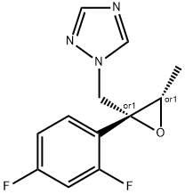 1-(((2r,3s)-2-(2,4-difluorophenyl)-3-methyloxiran-2-yl)methyl)-1h-1,2,4-triazole Struktur