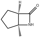 (1R,5S)-5-methyl-6-azabicyclo[3.2.0]heptan-7-one Struktur