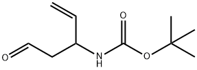 tert-butyl N-(5-oxopent-1-en-3-yl)carbamate Struktur