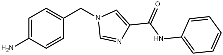 1-(4-aminobenzyl)-N-phenyl-1H-imidazole-4-carboxamide Struktur