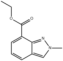 ethyl 2-methyl-2H-indazole-7-carboxylate Struktur