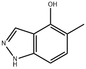 5-methyl-1h-indazol-4-ol Struktur