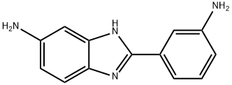 2-(3-aminophenyl)-5-aminobenzimidazole Struktur