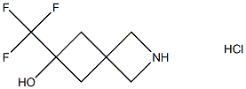 2-Azaspiro[3.3]heptan-6-ol, 6-(trifluoroMethyl)-, hydrochloride (1:1) Struktur