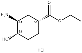 (1r,3s,4s)-3-amino-4-hydroxy-cyclohexanecarboxylic acid ethyl ester hcl Struktur