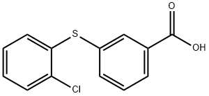 3-(2-Chlorophenylthio)Benzoic Acid Struktur