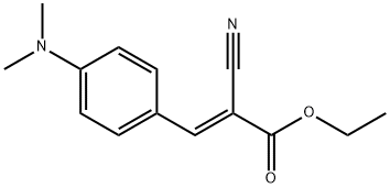 ethyl 2-cyano-3-[4-(dimethylamino)phenyl]acrylate Struktur