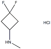 3,3-Difluoro-N-Methylcyclobutanamine Hydrochloride(WX600324) Struktur