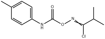 (Z)-(1-chloro-2-methylpropylidene)amino N-(4-methylphenyl)carbamate Struktur