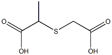 2-[(carboxymethyl)sulfanyl]propanoic acid Struktur