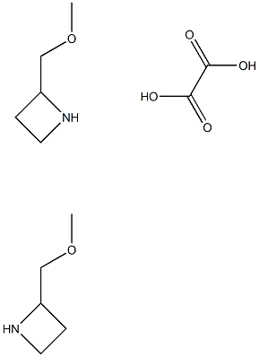 2-(methoxymethyl)azetidine hemioxalate Struktur