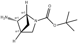 (1R,4S,5S)-rel-5-AMino-2-Boc-2-azabicyclo[2.1.1]hexane Struktur