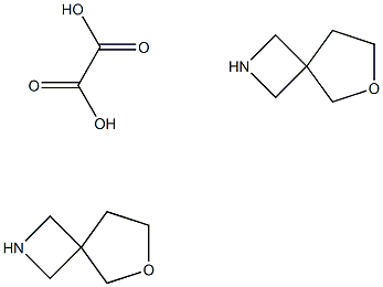 6-Oxa-2-azaspiro[3.4]octane oxalate (2:1) Struktur