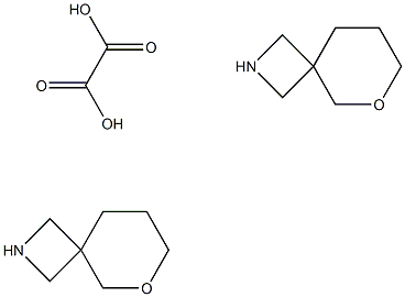 6-Oxa-2-aza-spiro[3.5]nonane hemioxalate Struktur