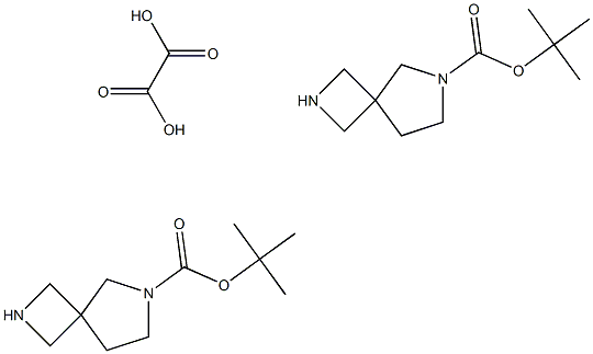 tert-butyl 2,6-diazaspiro[3.4]octane-6-carboxylate hemioxalate Struktur