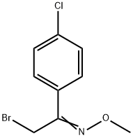 (Z)-[2-bromo-1-(4-chlorophenyl)ethylidene](methoxy)amine Struktur