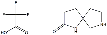 1,7-diazaspiro[4.4]nonan-2-one TFA salt (1:1) Struktur