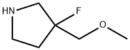 3-fluoro-3-(methoxymethyl)pyrrolidine Struktur