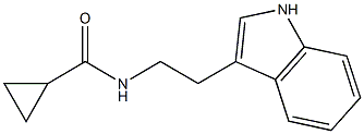 N-[2-(1H-indol-3-yl)ethyl]cyclopropanecarboxamide Struktur