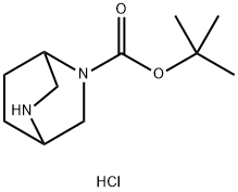 TERT-BUTYL 2,5-DIAZABICYCLO[2.2.2]OCTANE-2-CARBOXYLATE HEMIOXALATE Struktur