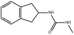 1-(2,3-dihydro-1H-inden-2-yl)-3-methylurea Struktur