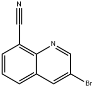 3-bromoquinoline-8-carbonitrile Struktur