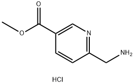 methyl 6-(aminomethyl)nicotinate 2hcl Struktur