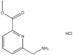 Methyl 6-(aminomethyl)picolinate hydrochloride Struktur