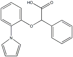 2-phenyl-2-[2-(1H-pyrrol-1-yl)phenoxy]acetic acid Struktur