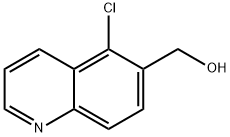 (5-chloro-6-quinolinyl)methanol Struktur