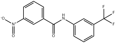 3-nitro-N-[3-(trifluoromethyl)phenyl]benzamide Struktur