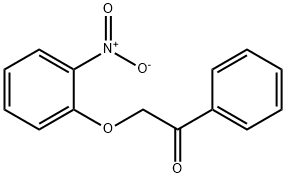 2-(2-nitrophenoxy)-1-phenylethan-1-one Struktur