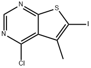 4-Chloro-6-iodo-5-methylthieno[2,3-d]pyrimidine Struktur