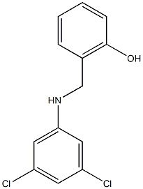 2-{[(3,5-dichlorophenyl)amino]methyl}phenol Struktur